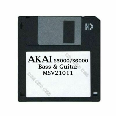 Akai S5000 / S6000 Floppy Disk Bass & Guitar MSV21011