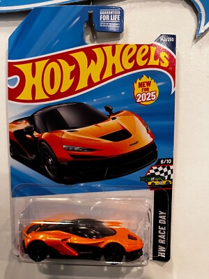 レーシングカー　ホットホイール　メルセデス　マクラーレン　ミニカー　コックピット 2025 HOT WHEELS ORANGE MCLAREN W1 6/10 HW RACE DAY 142/250 | eBay