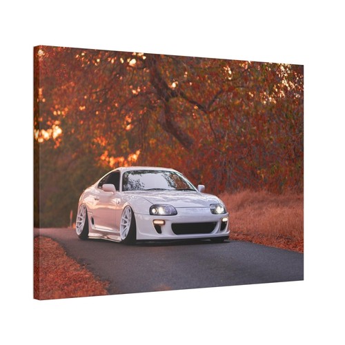 Toyota Supra Mk4 High Resolution Museum Quality Horizontal Canvas Print #019 - Picture 4 of 10