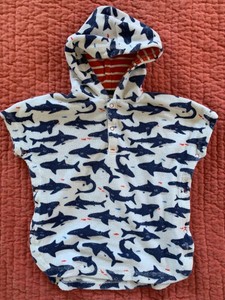 white toweling baby grows