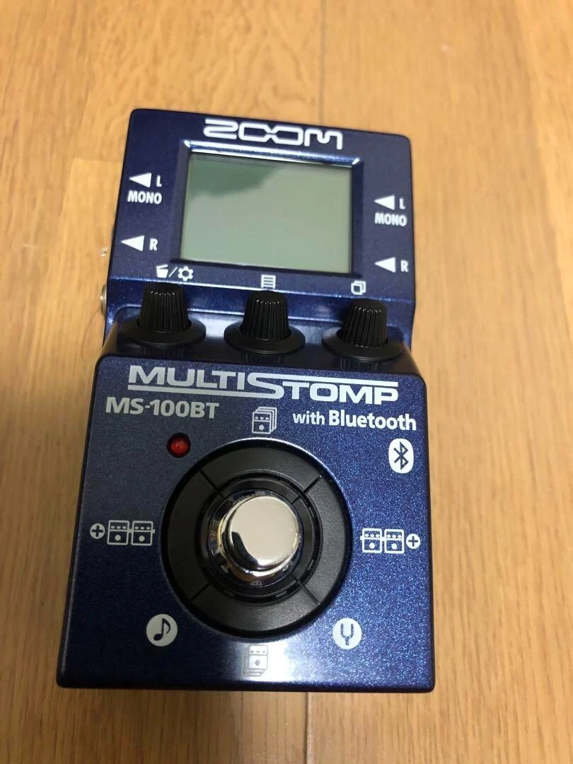 ZOOM MS-100BT MULTI STOMP Multi Effector Guitar Effect Pedal Used