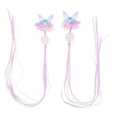 Hair Accessories - Tassel Hair Clips, Hanfu Japanese Traditional Chinese Styl...