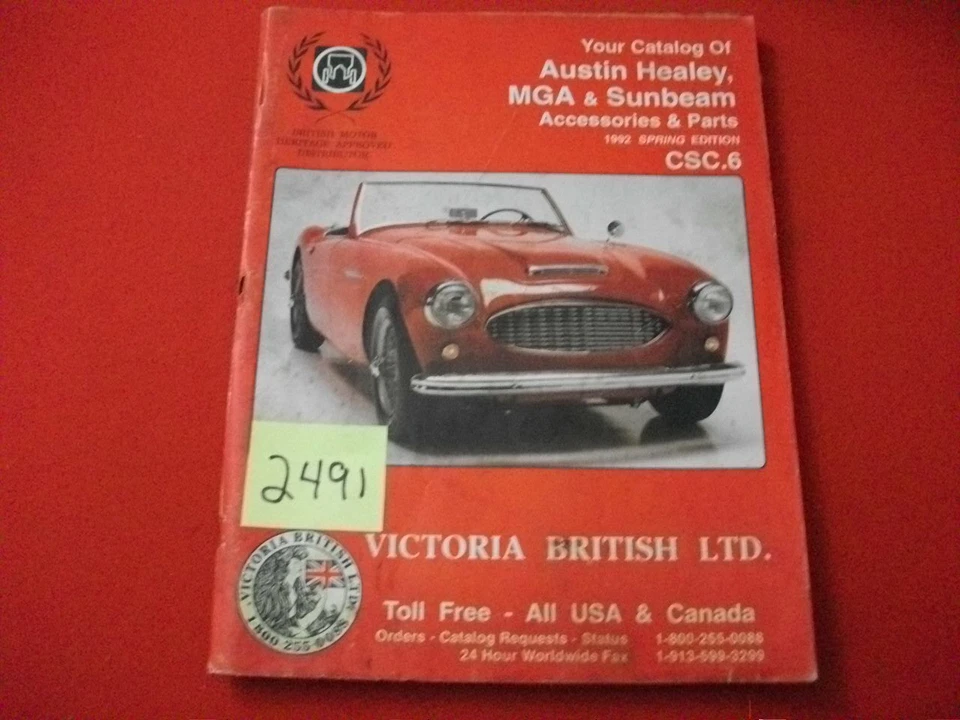 Victoria British Car Parts Catalog Catalog Library