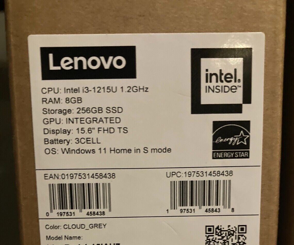 Lenovo Ideapad 1i 15.6