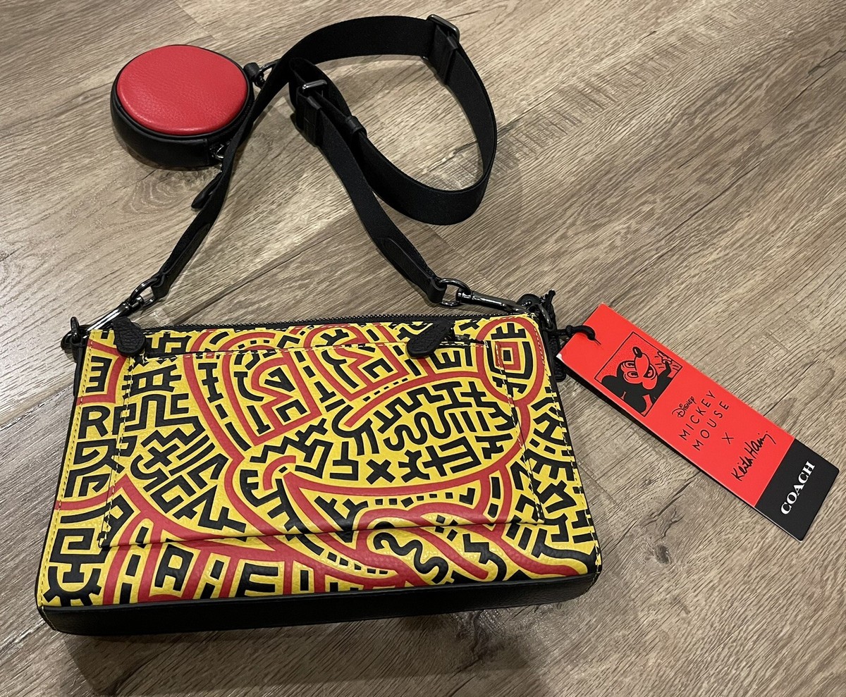 Coach C6911 X Keith Haring Disney Mickey Mouse Holden Crossbody