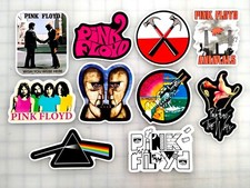 Sticker Pack 10 Vinyl Stickers 70s Psychedelic Classic Melodic Rock Band