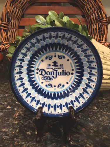 Limited Edition DON JULIO 1942 Tequila 6” Ceramic Guacamole Salsa Bowl PRISTINE 