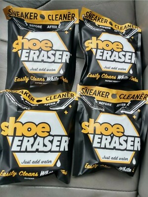 SHOE ERASER SNEAKER CLEANER LOT of 4 NIP NEW Great Deal!