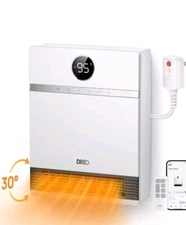 Dreo Smart Wall Heater, IP24 Easy-mounted PTC Space Heater for Indoor Use, 30...