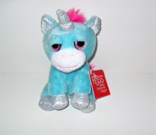 RUSS LIL PEEPERS 6" PLUSH TWINKLE THE BLUE UNICORN NEW WITH TAG 