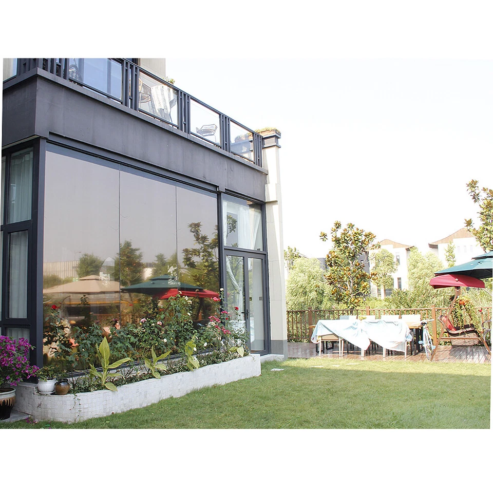 Bronze&Silver Reflective Window Tint Film One Way Privacy Solar Tint Home Decor - Image 4 of 4