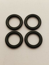 (NEW) 4 x JEROME BAKER DESIGNS JBD - REPLACEMENT BLACK SILICONE O-RING