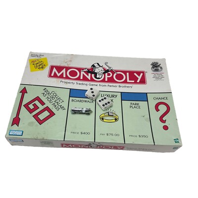 Vtg Monopoly 1996 INCOMPLETE Classic Board Game Parker Brothers
