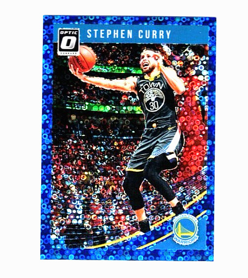 Stephen Curry 2018-19 Optic Blue Fast Break Disco Prizm #2 #d/50 A598