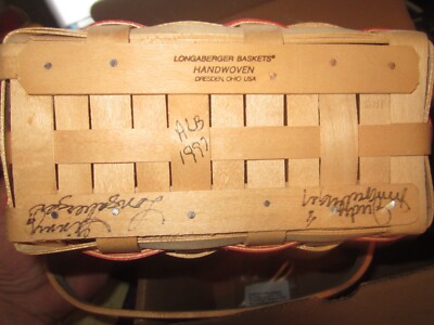 VTG Longaberger Village 20th Century Basket 1st Edition 1997 Box 2