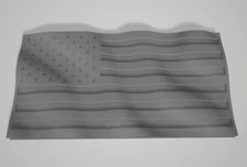 3d Model Stl File for CNC Router Laser and 3D American Flag Model