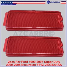 2x For 99-07 Super Duty NEW Front or Rear Door Red Reflector Panel F81Z2523820AA