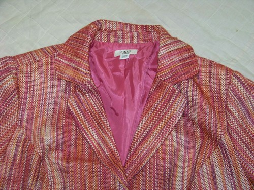 Cato Woman Tweed Blazer Jacket - 22/24W - Picture 4 of 11