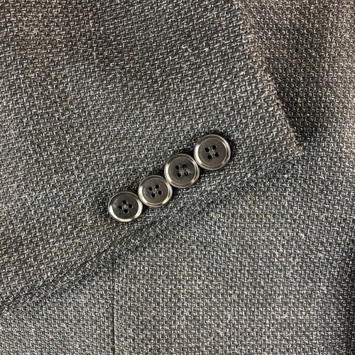 Hugo Boss Rossellini Wool Silk Blend Sport Coat Blazer Mens 48L Blue Black USA - Picture 11 of 14