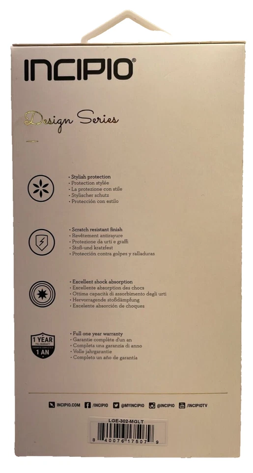 Incipio Isla Design Series Case for LG K10/LG Premier LTE, Multi Glitter Foto 3 de 4