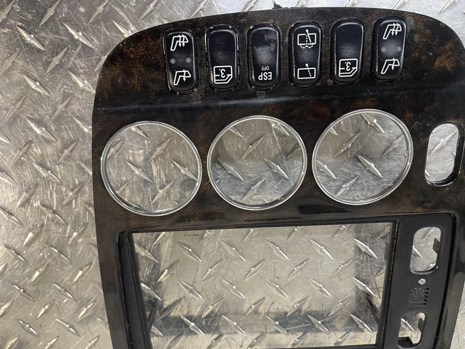 Mercedes Benz ML55 AMG 2000 2001 madera grano radio control de clima bisel W163 Foto 4 de 4