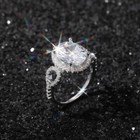 Hubby-Wifey Gifts 925 Silver Plated Delight Ring 2.40 CT CZ Engagement Ring — photo 5