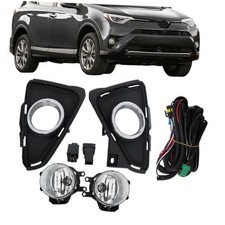 Pair Driving Fog Lamps Assembly Replacement for RAV4 2016 2017 2018 Fog Lights
