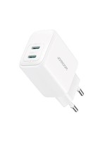 Joyroom 20W Doppel Usb C Ladegeraet Weiss Netzteil Schnellladegeraet Dual Port