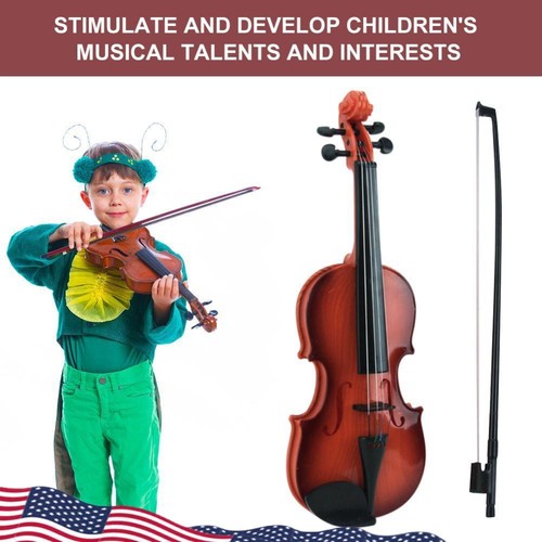 Adjustable String Simulation Musical Instrument Violin Toy for Children Beginner