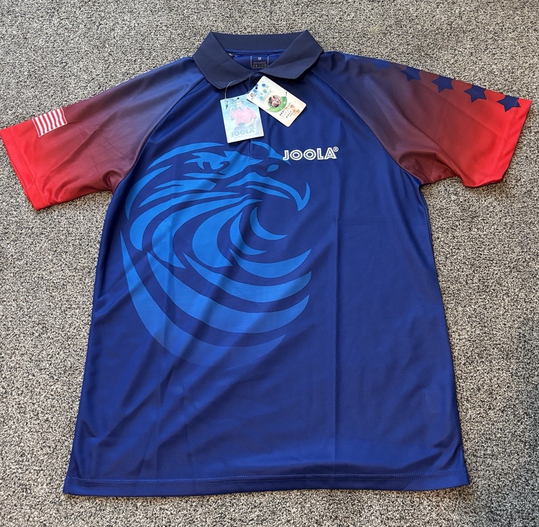 Joola USA Table Tennis Jersey Polo Shirt Size Medium | eBay