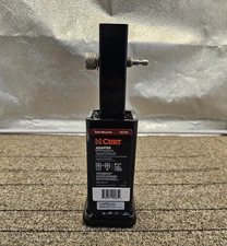 Curt 45785 Hitch Receiver Tube Adapter Black For 1-1/4 Inch Receiver to 2 Inch