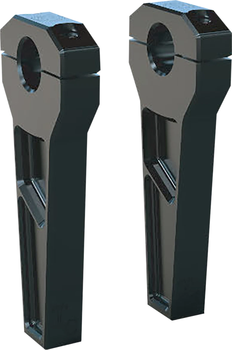 Todd's Cycle 1-1/8" Clamping Riser 6" Rise Black TD-R21-06B