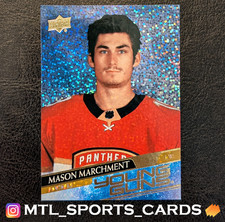 2020-21 Upper Deck #457 Mason Marchment Young Guns Speckled Rainbow Foil Rookie