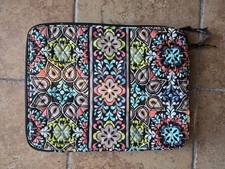 Vera Bradley Laptop Tablet Quilted Padded Case Sleeve Zip Around 14x11"