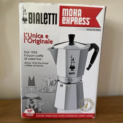 Bialetti Moka Express 12 Cups Made In Italy New In Box Never Used
