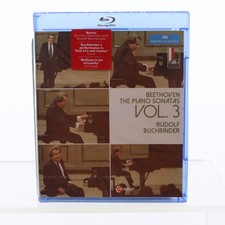 Rudolf Buchbinder: Beethoven Piano Sonatas Vol. 3 Blu-ray New Sealed