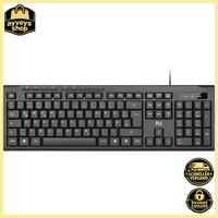 Kabelgebundene Tastatur USB Qwertz Deutsch Schwarz FüR PC Laptop Mac Windows