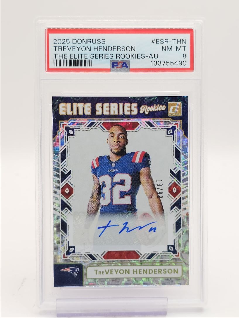 TreVeyon Henderson Panini Donruss the Elite Series Rookies #ESRTHN Autograph