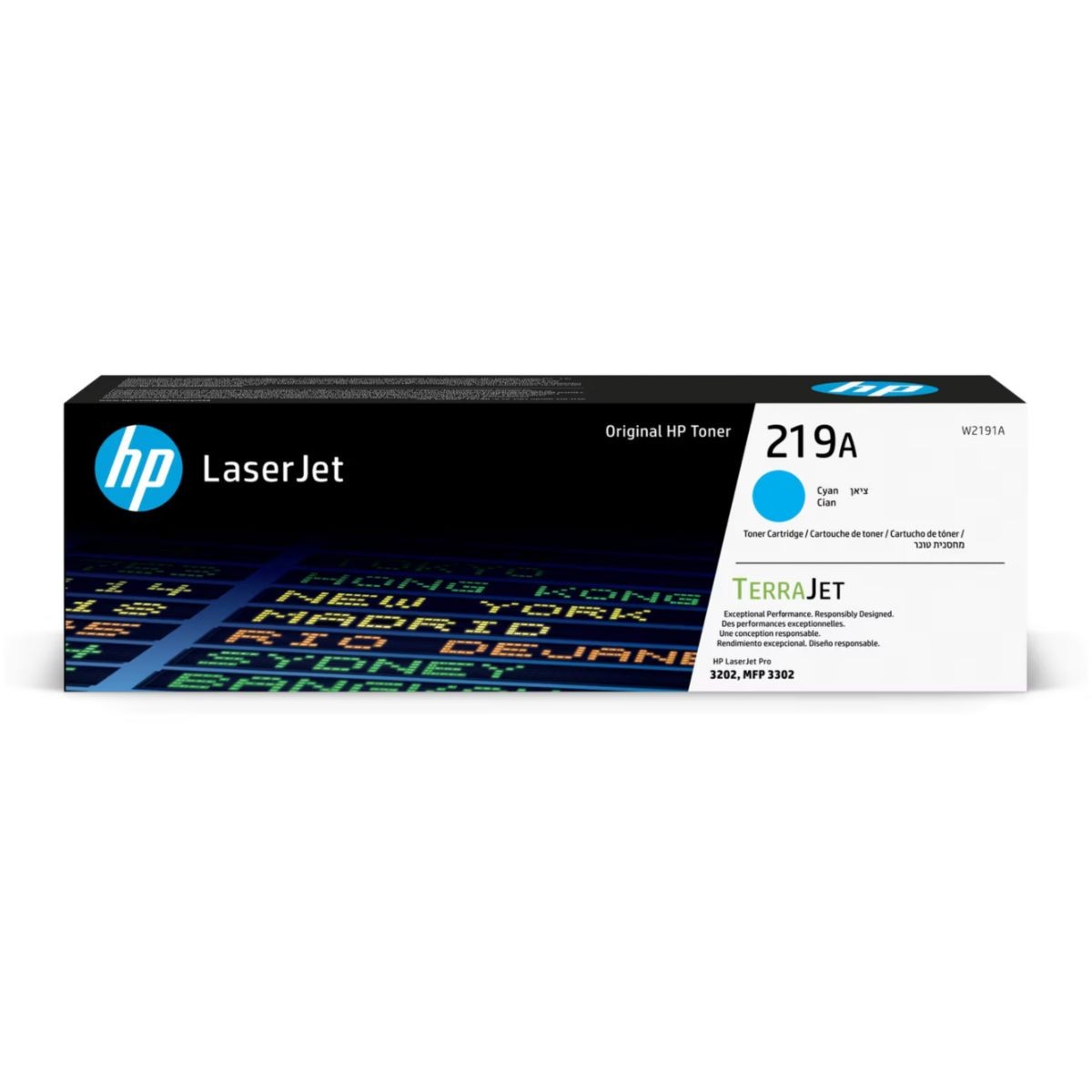 Toner HP 219A cyan idéal pour les impressions de rapports de réunion créatifs