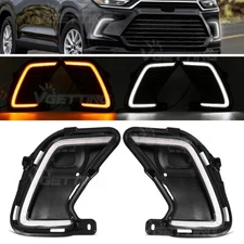 DRL For 2024-2025 Toyota Grand Highlander LED Daytime Running Light Fog Lamp