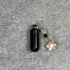 Cremation Ashes Keychain - Cremation Keepsake ornament 