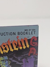 Frankenstein The Monster Returns Nintendo NES OEM Authentic Manual/Booklet Only