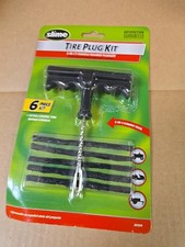 Slime 20204 Tire Plug Repair Kit 6 Piece Tubeless Tire Puncture Repair New 6b