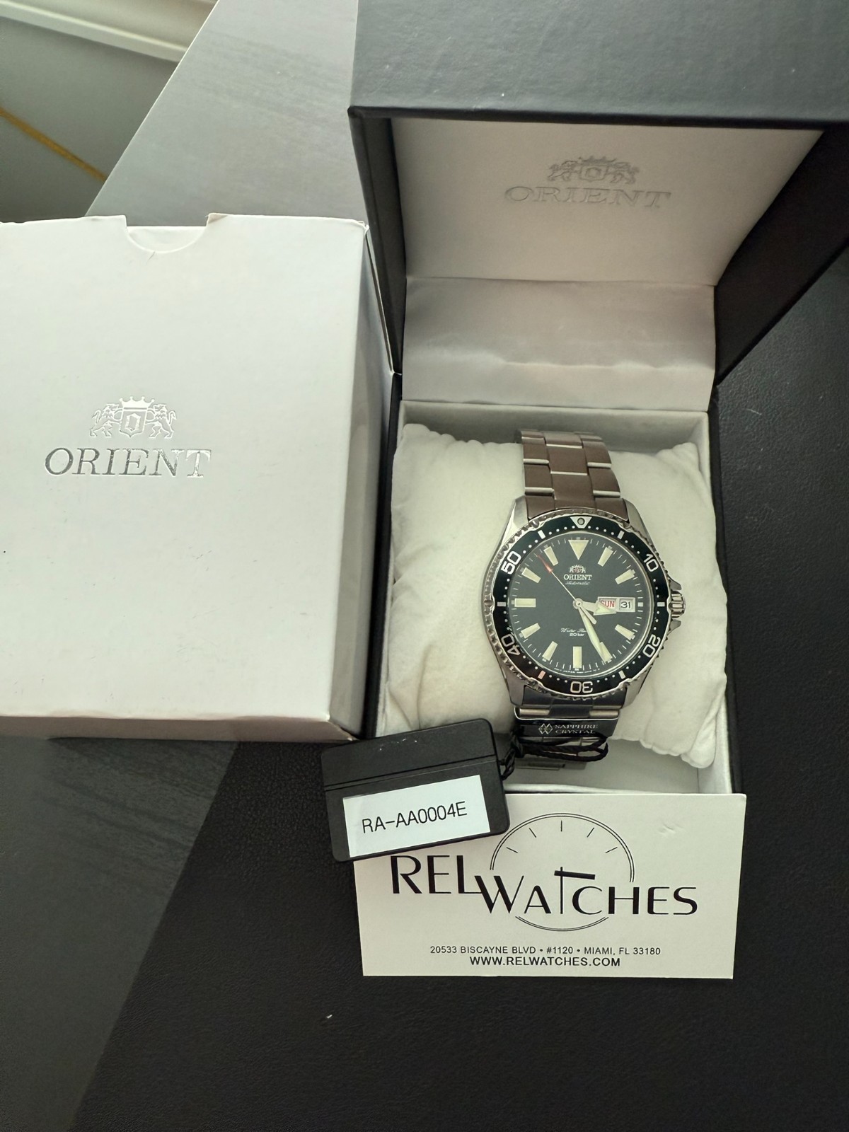 Mako Automatic Crystal - Orient Sapphire III 41.8 RA-AA0004E  Diver Kamasu mm - vintagewatches.pk