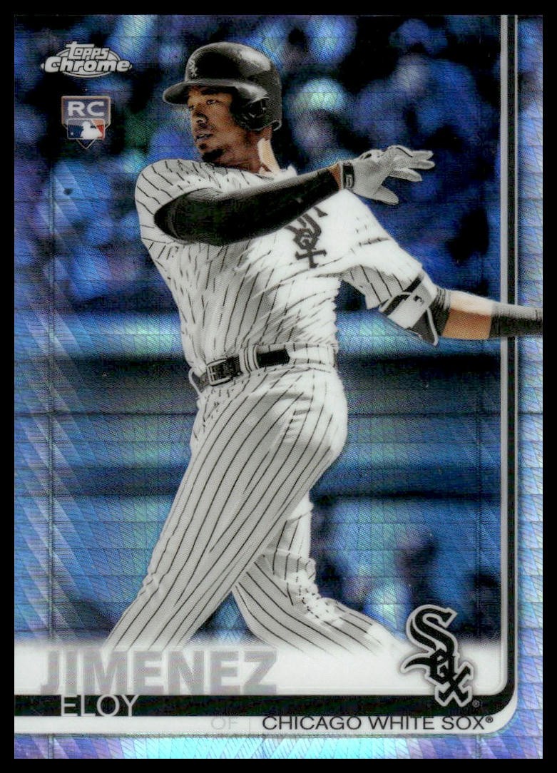 2019 Topps Chrome #202 Eloy Jimenez Prism Refractor