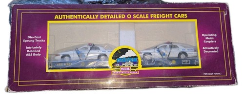 M.T.H. Trenes eléctricos Alaska vagón plano FORD COCHES DE POLICÍA 20-98518 NUEVO EN CAJA ¡RARO! | Zustand: New