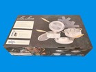La Sera 6-Piece Stainless Steel Cookware Set w/ Antique Brass Handles – NEW