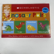36 dinosaur cards Recommended for Pre-Kindergarten Scholastic Dinsosaur Pairs