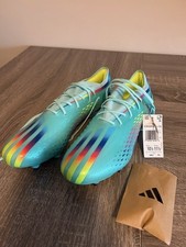 Mens Adidas X Speedportal SG Soccer Cleats Size 10.5 Aqua Blue w/ xtra studs