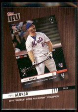 2020 Topps Pete Alonso Topps Now Review 2019 #TNR-6 New York Mets